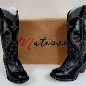 New in Box Women's MATISSE HESS embroidered cowboy boots size 7.5